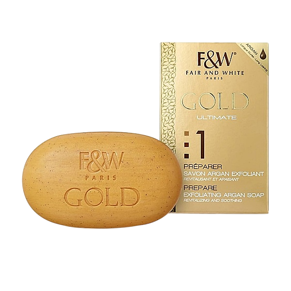 F&amp;W - GOLD - Argan Exfoliating Soap 200gr